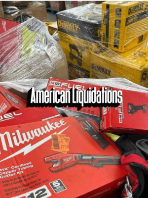 Dewalt & Milwaukee Tool Pallets for sale - American Liquidations!