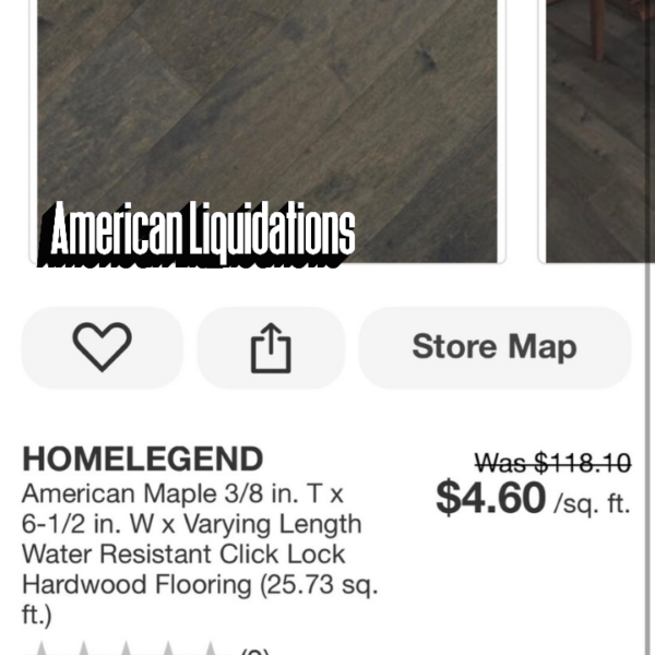 Home legend American maple - Pallets for sale!