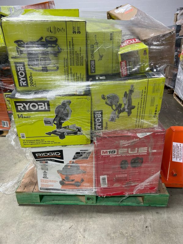 Home Depot Power Tool Pallet HDT-3329 - American Liquidations.