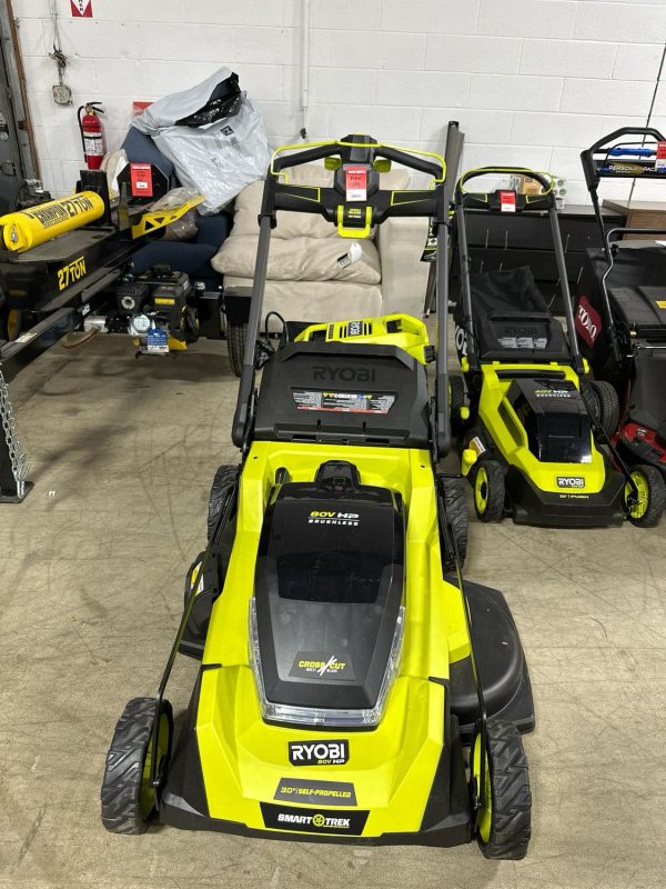 Ryobi 80v HP Whisper Series 30" Self-Propelled Lawn Mower - American Liquidations.