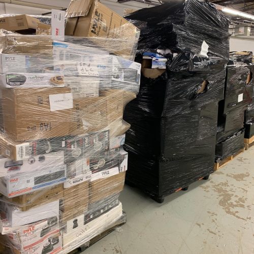 Affordable pallets of closeout merchandise