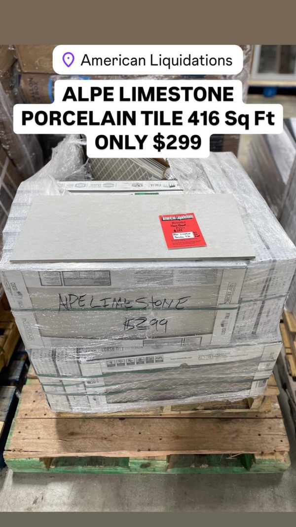 Aplle Limestone Porcelain - Pallets for sale .