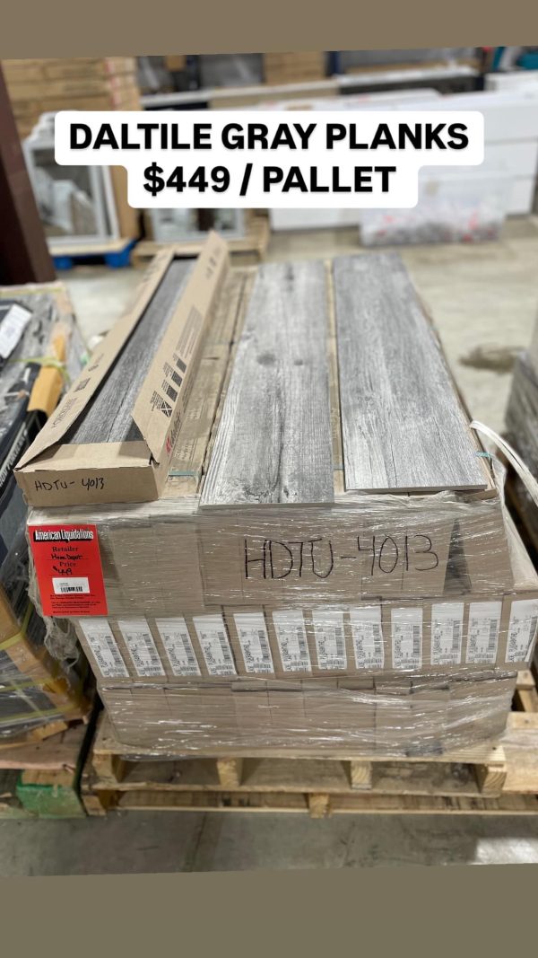 Daltile Grey Plan - Pallets for sale.