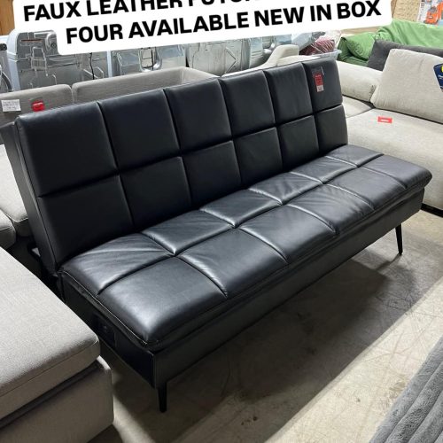 Faux Leather Futon - Pallets for sale