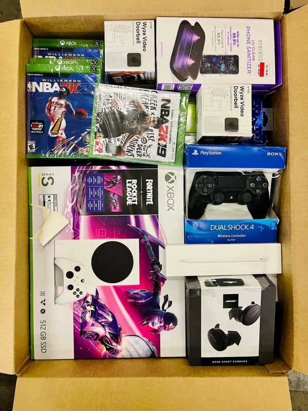 PREMIUM TARGET ELECTRONICS MYSTERY BOX - Pallets for sale.