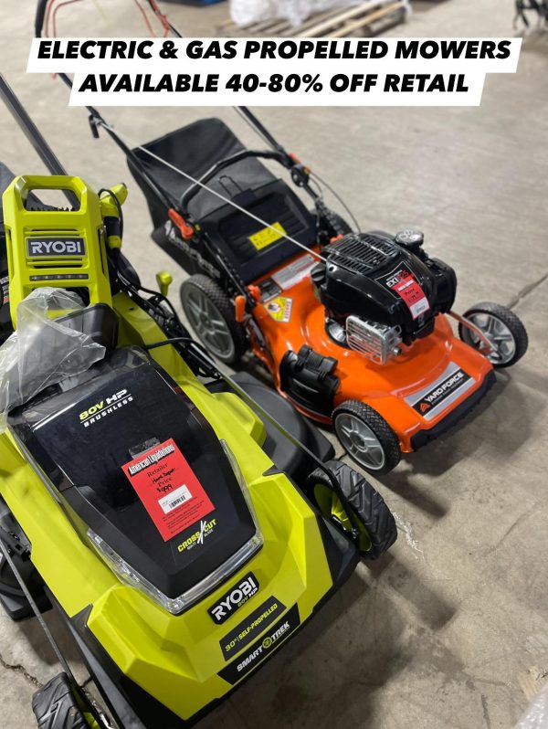 propelled mowers - Pallets for sale.