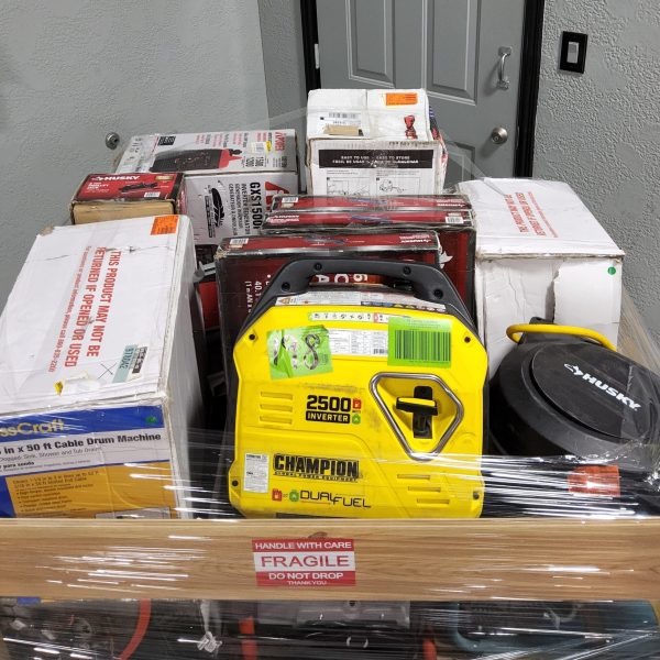 DRAIN CLEANERS, INVERTERS, AND COMPRESSORS PALLET - LOT ID: 120424 - AS-IS Untested Customer Returns