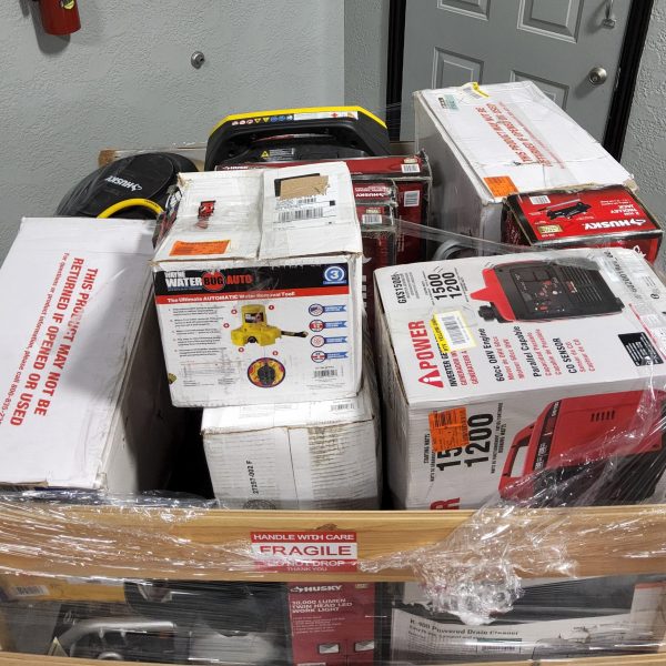 DRAIN CLEANERS, INVERTERS, AND COMPRESSORS PALLET - LOT ID: 120424 - AS-IS Untested Customer Returns