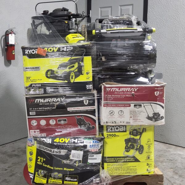 OUTDOOR POWER EQUIPMENT PALLET - LOT ID: 410524 - AS-IS Untested Customer Returns