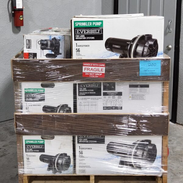 PUMPS PALLET - LOT ID: 020624 - AS-IS Untested Customer Returns