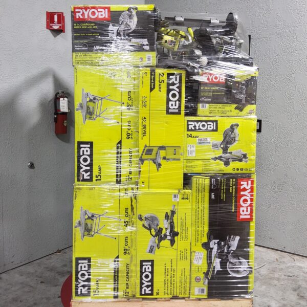 RYOBI SAW PALLET - LOT ID: 071024 - AS-IS Untested Customer Returns