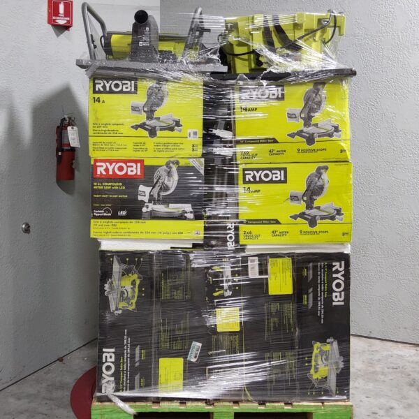 RYOBI SAW PALLET - LOT ID: 121024 - AS-IS Untested Customer Returns